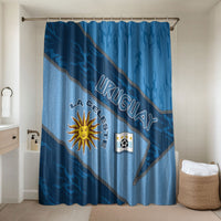 Uruguay Football Bathroom Set Sun Of May Symbol Unique Style