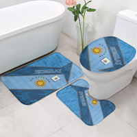 Uruguay Football Bathroom Set Sun Of May Symbol Unique Style