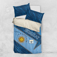 Uruguay Football Bedding Set Sun Of May Symbol Unique Style