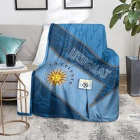 Uruguay Football Blanket Sun Of May Symbol Unique Style
