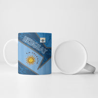 Custom Uruguay Football Ceramic Mug Sun Of May Symbol Unique Style