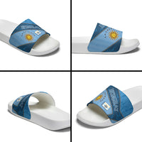 Uruguay Football Slide Sandals Sun Of May Symbol Unique Style
