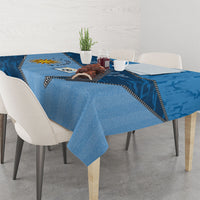 Uruguay Football Tablecloth Sun Of May Symbol Unique Style