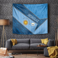 Uruguay Football Tapestry Sun Of May Symbol Unique Style
