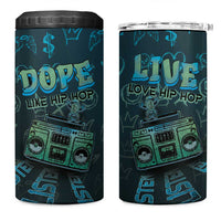Dope Like Hip Hop 4 in 1 Can Cooler Tumbler Hiphop Graffiti Style - Wonder Print Shop