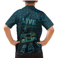 Dope Like Hip Hop Family Matching Mermaid Dress and Hawaiian Shirt Hiphop Graffiti Style - Wonder Print Shop