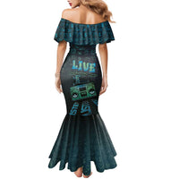 Dope Like Hip Hop Family Matching Mermaid Dress and Hawaiian Shirt Hiphop Graffiti Style - Wonder Print Shop