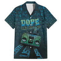 Dope Like Hip Hop Family Matching Off The Shoulder Long Sleeve Dress and Hawaiian Shirt Hiphop Graffiti Style - Wonder Print Shop