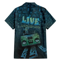 Dope Like Hip Hop Family Matching Off The Shoulder Long Sleeve Dress and Hawaiian Shirt Hiphop Graffiti Style - Wonder Print Shop