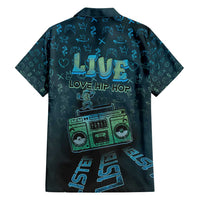 Dope Like Hip Hop Family Matching Off Shoulder Short Dress and Hawaiian Shirt Hiphop Graffiti Style - Wonder Print Shop