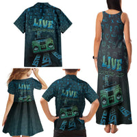 Dope Like Hip Hop Family Matching Tank Maxi Dress and Hawaiian Shirt Hiphop Graffiti Style - Wonder Print Shop