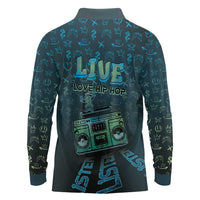 Dope Like Hip Hop Long Sleeve Polo Shirt Hiphop Graffiti Style - Wonder Print Shop