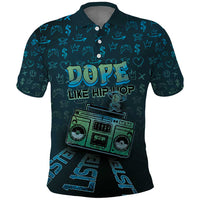 Dope Like Hip Hop Polo Shirt Hiphop Graffiti Style - Wonder Print Shop