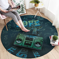 Dope Like Hip Hop Round Carpet Hiphop Graffiti Style - Wonder Print Shop