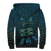 Dope Like Hip Hop Sherpa Hoodie Hiphop Graffiti Style - Wonder Print Shop