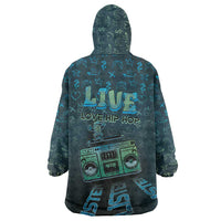 Dope Like Hip Hop Wearable Blanket Hoodie Hiphop Graffiti Style - Wonder Print Shop