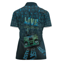 Dope Like Hip Hop Women Polo Shirt Hiphop Graffiti Style - Wonder Print Shop