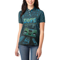 Dope Like Hip Hop Women Polo Shirt Hiphop Graffiti Style - Wonder Print Shop