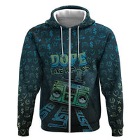 Dope Like Hip Hop Zip Hoodie Hiphop Graffiti Style - Wonder Print Shop