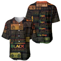 Black Music Month Baseball Jersey All Music Is Black Music - Wonder Print Shop