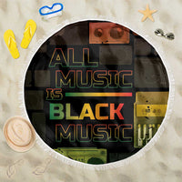 Black Music Month Beach Blanket All Music Is Black Music - Wonder Print Shop