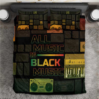 Black Music Month Bedding Set All Music Is Black Music - Wonder Print Shop