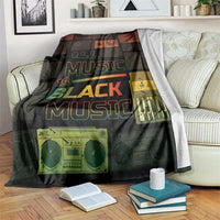 Black Music Month Blanket All Music Is Black Music - Wonder Print Shop