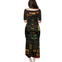 Black Music Month Family Matching Puletasi and Hawaiian Shirt All Music Is Black Music - Wonder Print Shop