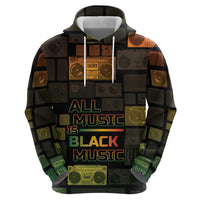 Black Music Month Hoodie All Music Is Black Music - Wonder Print Shop
