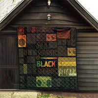 Black Music Month Quilt All Music Is Black Music - Wonder Print Shop