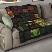 Black Music Month Quilt All Music Is Black Music - Wonder Print Shop