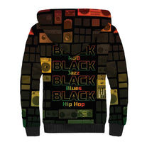Black Music Month Sherpa Hoodie All Music Is Black Music - Wonder Print Shop