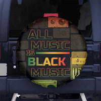 Black Music Month Spare Tire Cover All Music Is Black Music - Wonder Print Shop