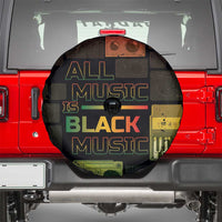Black Music Month Spare Tire Cover All Music Is Black Music - Wonder Print Shop