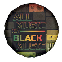 Black Music Month Spare Tire Cover All Music Is Black Music - Wonder Print Shop