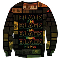 Black Music Month Sweatshirt All Music Is Black Music - Wonder Print Shop
