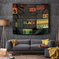 Black Music Month Tapestry All Music Is Black Music - Wonder Print Shop