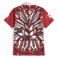 Happy Canada Day Hawaiian Shirt Cute Wildlife Animals Maple Leaf
