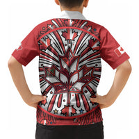 Happy Canada Day Hawaiian Shirt Cute Wildlife Animals Maple Leaf