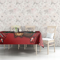Happy Canada Day Tablecloth Cute Wildlife Animals Maple Leaf