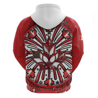 Happy Canada Day Zip Hoodie Cute Wildlife Animals Maple Leaf