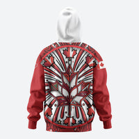 Happy Canada Day Zip Hoodie Cute Wildlife Animals Maple Leaf