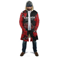 Canada National Indigenous Peoples Day Cloak Red Map Haida Totem Patterns