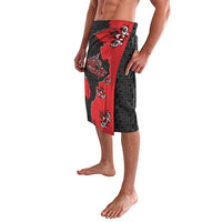Canada National Indigenous Peoples Day Lavalava Red Map Haida Totem Patterns