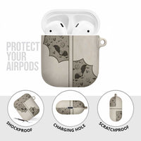 Western Gothic Yoke AirPods Case Bat And Stars - Wonder Print Shop