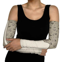 Western Gothic Yoke Arm Sleeves Bat And Stars - Wonder Print Shop