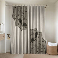 Western Gothic Yoke Bathroom Set Bat And Stars - Wonder Print Shop