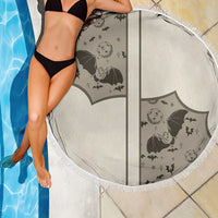 Western Gothic Yoke Beach Blanket Bat And Stars - Wonder Print Shop