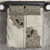 Western Gothic Yoke Bedding Set Bat And Stars - Wonder Print Shop