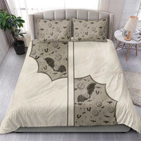 Western Gothic Yoke Bedding Set Bat And Stars - Wonder Print Shop
